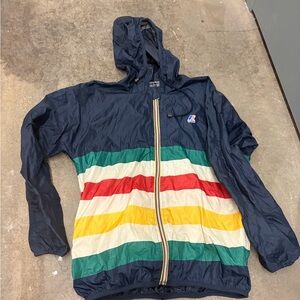 K-Way Navy Blue Windbreaker
